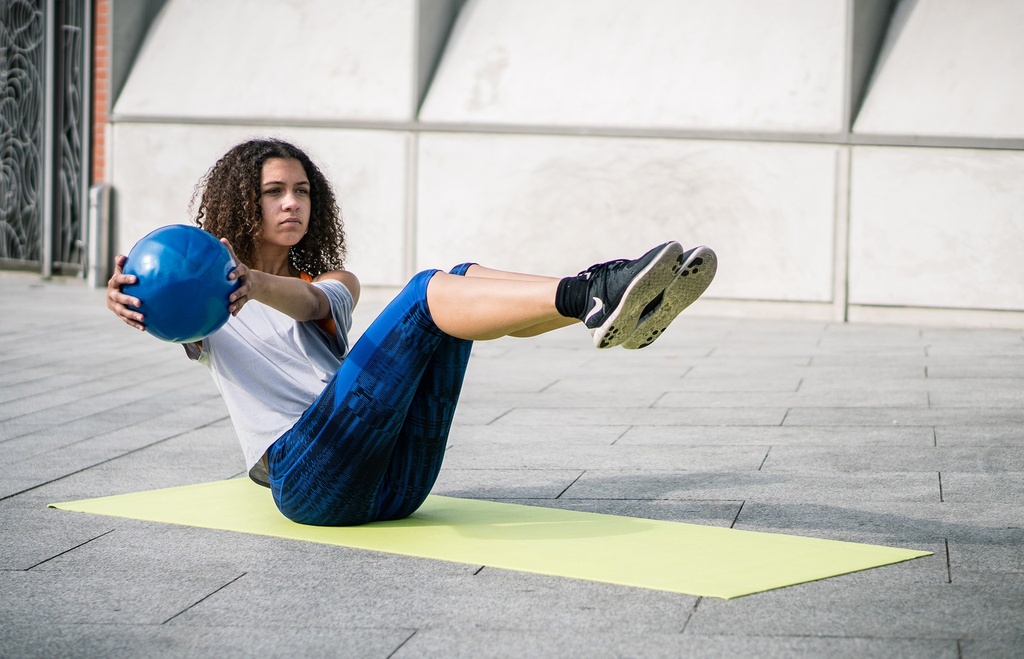 Urban Fitness Pilates Ball Blue Reydon Sports Plc